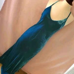 YUMI KIM teal long dress NWOT sz s 435